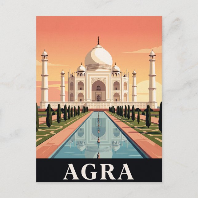 Vintage resehandlingspostkort | AGRA Vykort (Framsida)