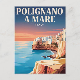 Vintage resehandlingspostkort | Polignano a Mare,  Vykort