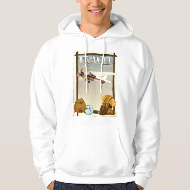 Vintage-resemaljeri Hoodie (Framsida)