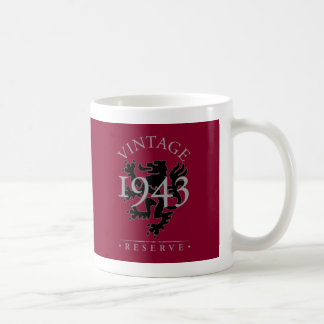 Vintage reserverar 1943 kaffemugg