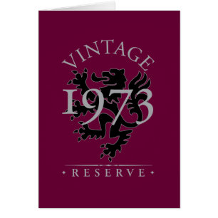 Vintage reserverar 1973 hälsningskort