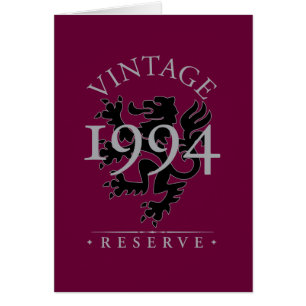 Vintage reserverar 1994 hälsningskort