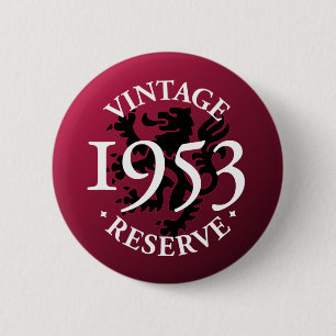 Vintage reserverar Pinback 1953 knäppas Knapp