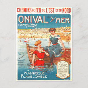 Vintage resor Ad Vykort