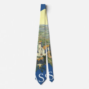 Vintage resor Assisi Italien Francesco Basilica Slips