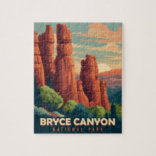 Vintage resor Bryce Canyon nationalpark Utah Pussel