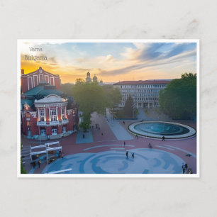 vintage resor bulgaria CITY bule retro Vykort