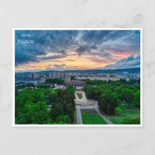 vintage resor bulgaria CITY bule retro Vykort