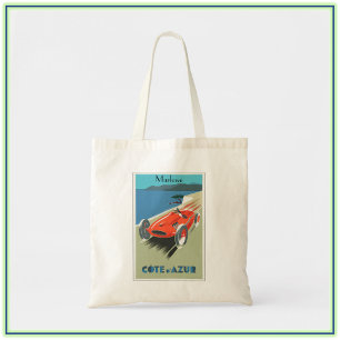 vintage resor Cote d'Azur Tygkasse