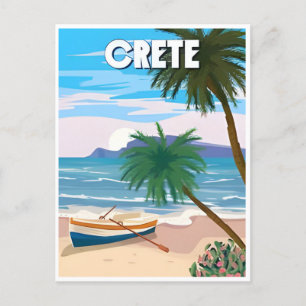 vintage resor CYPERN Crete Chypre retro-turism Vykort