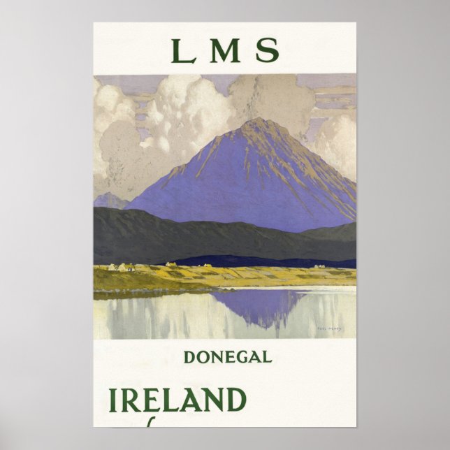 Vintage resor Donegal Ireland Poster (Framsidan)