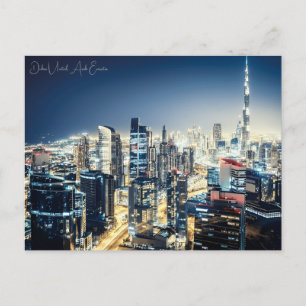 vintage resor Dubai Förenade Arabemiraten Vykort