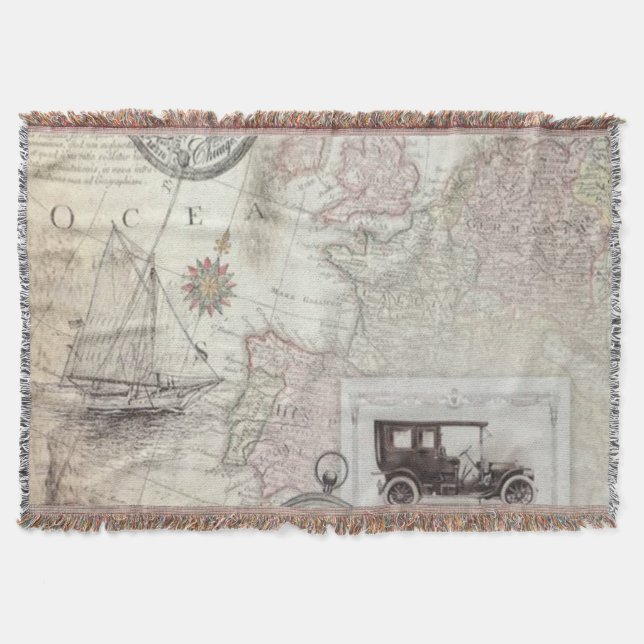 Vintage resor filt (Framsidan)