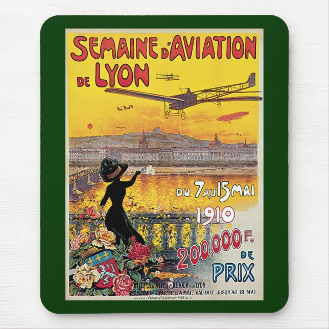 Vintage Resor, Flygplan Flyguppvisning, Lyon, Fran Musmatta (Framsidan)