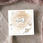 Vintage resor Födelsedagsfest Pappersservett<br><div class="desc">Vintage resor Födelsedagsfest Napkins</div>
