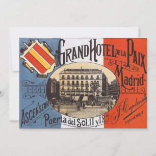 Vintage Resor, Grand Hotel Paix, Madrid, Spanien