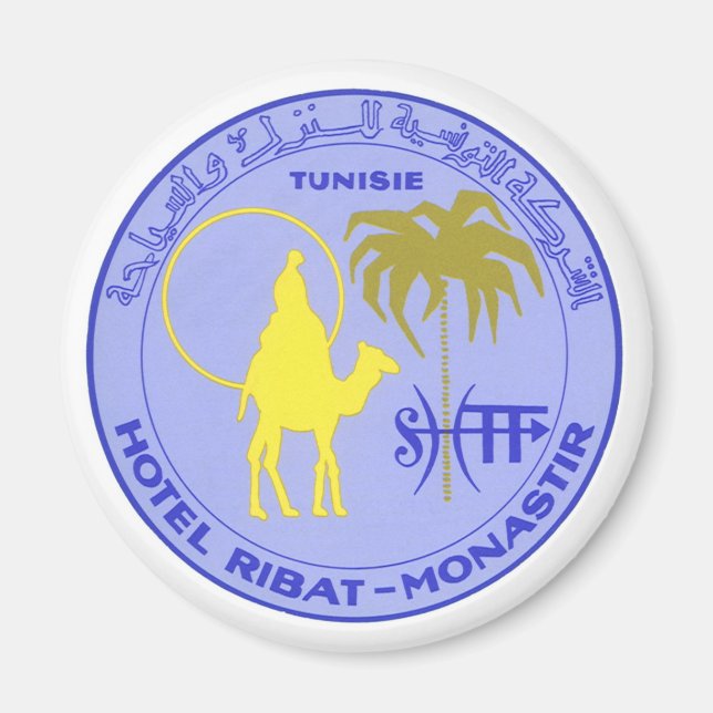 Vintage resor Hotel Ribat i Monastir, Tunisien Magnet (Framsidan)