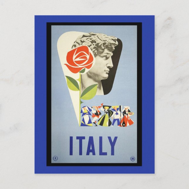 vintage resor - ITALIEN Vykort (Framsida)