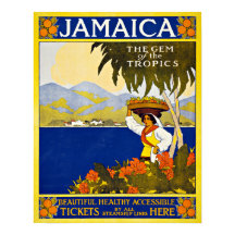 Vintage resor Jamaica Karibiska havet