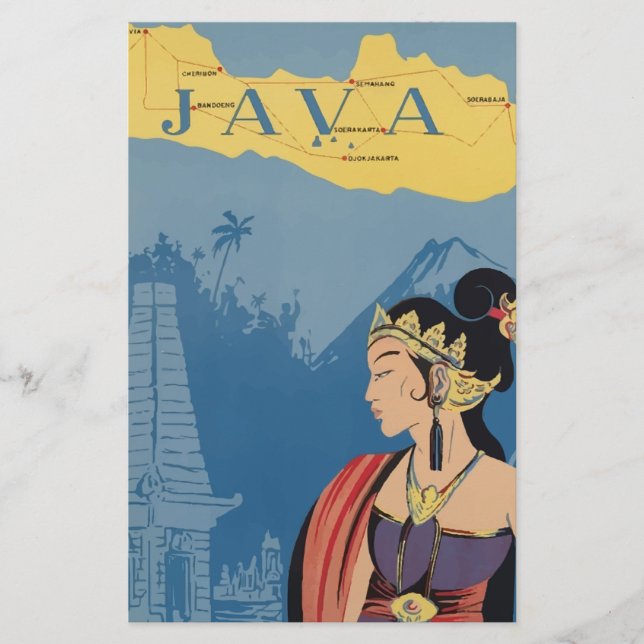 Vintage resor Java Indonesien (Framsida)
