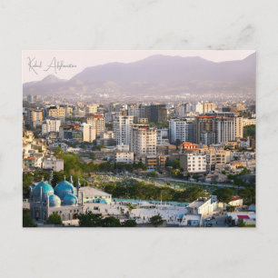 Vintage resor Kabul Afghanistan retro Vacation Vykort