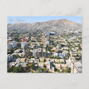 Vintage resor Kabul Afghanistan retro Vacation Vykort