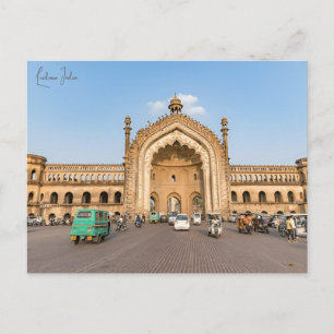Vintage resor Lucknow India Vacation retro Vykort