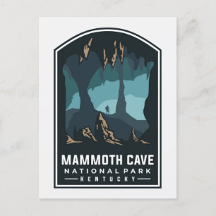 Vintage resor Mammoth Cave nationalpark Kentucky Vykort