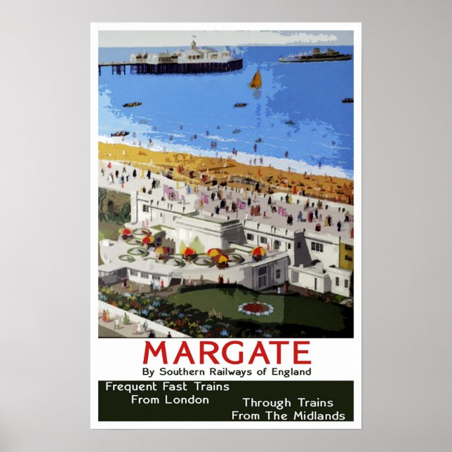 Vintage resor,Margate Poster (Framsidan)