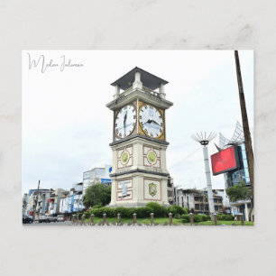 vintage resor Medan Indonesia Sumatra-semester Vykort