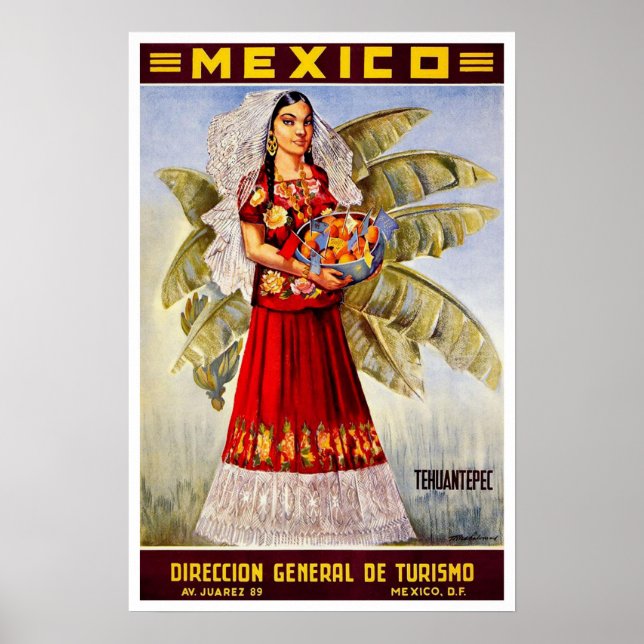 Vintage resor,Mexiko Poster (Framsidan)