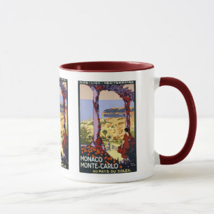 Vintage resor - Monaco Monte - carlo Mugg