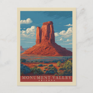 Vintage resor Monument Valley Arizona Vykort