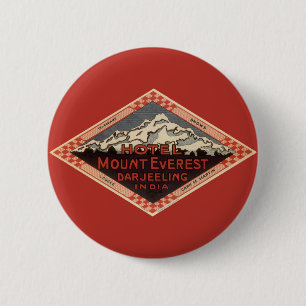 Vintage resor, Mount Everest, Darjeeling India Knapp