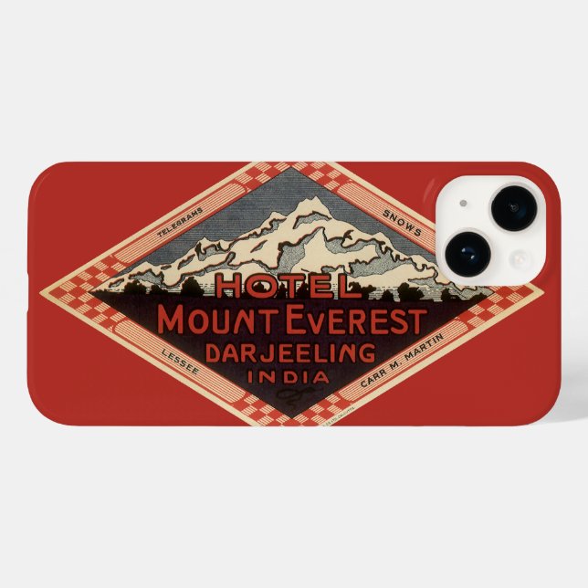 Vintage resor, Mount Everest, Darjeeling Indien (Baksida (horisontell))