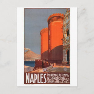 Vintage resor Neapel, Rom - Vykort