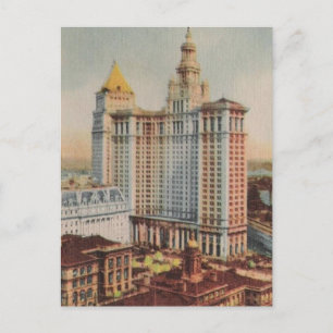 Vintage resor NewYork City USA - Vykort