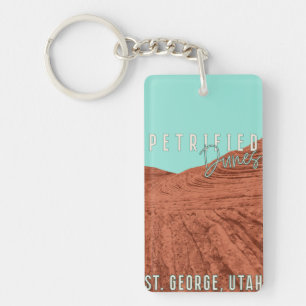 Vintage resor Petrified Dunes Utah sten formation