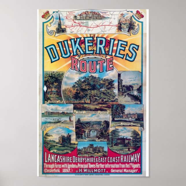 Vintage resor poster (Framsidan)