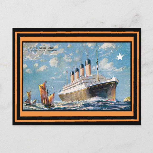 Vintage resor Poster 69 Vykort (Framsida)