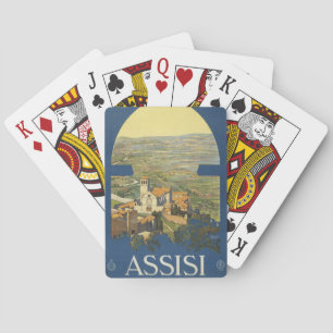 Vintage resor Poster assistans, Italien Casinokort
