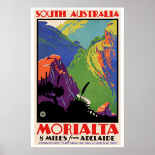 Vintage resor Poster Australien Morialta