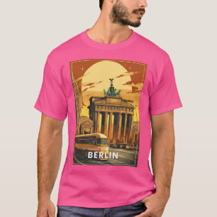 Vintage resor Poster - Berlin Tyskland T Shirt