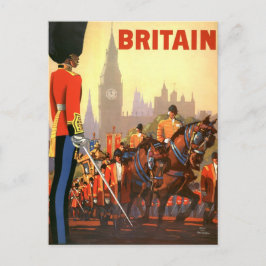 Vintage resor Poster, det brittiska Royalet Guard Vykort