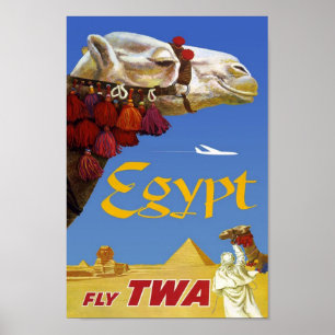 Vintage resor Poster Egypten