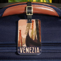 Vintage resor Poster en kanal i Venedig
