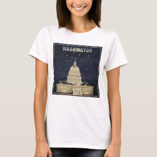 Vintage resor Poster för American Airlines T Shirt