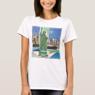Vintage resor Poster för American Airlines T Shirt