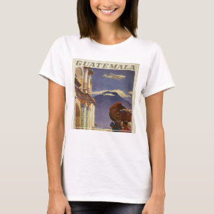 Vintage resor Poster för Guatemala T Shirt