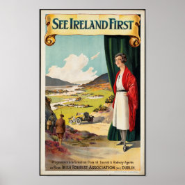 Vintage resor Poster för Irland